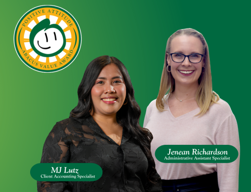 Abacus! honors MJ Lutz and Jenean Richardson with 2026 Positive Attitude Award
