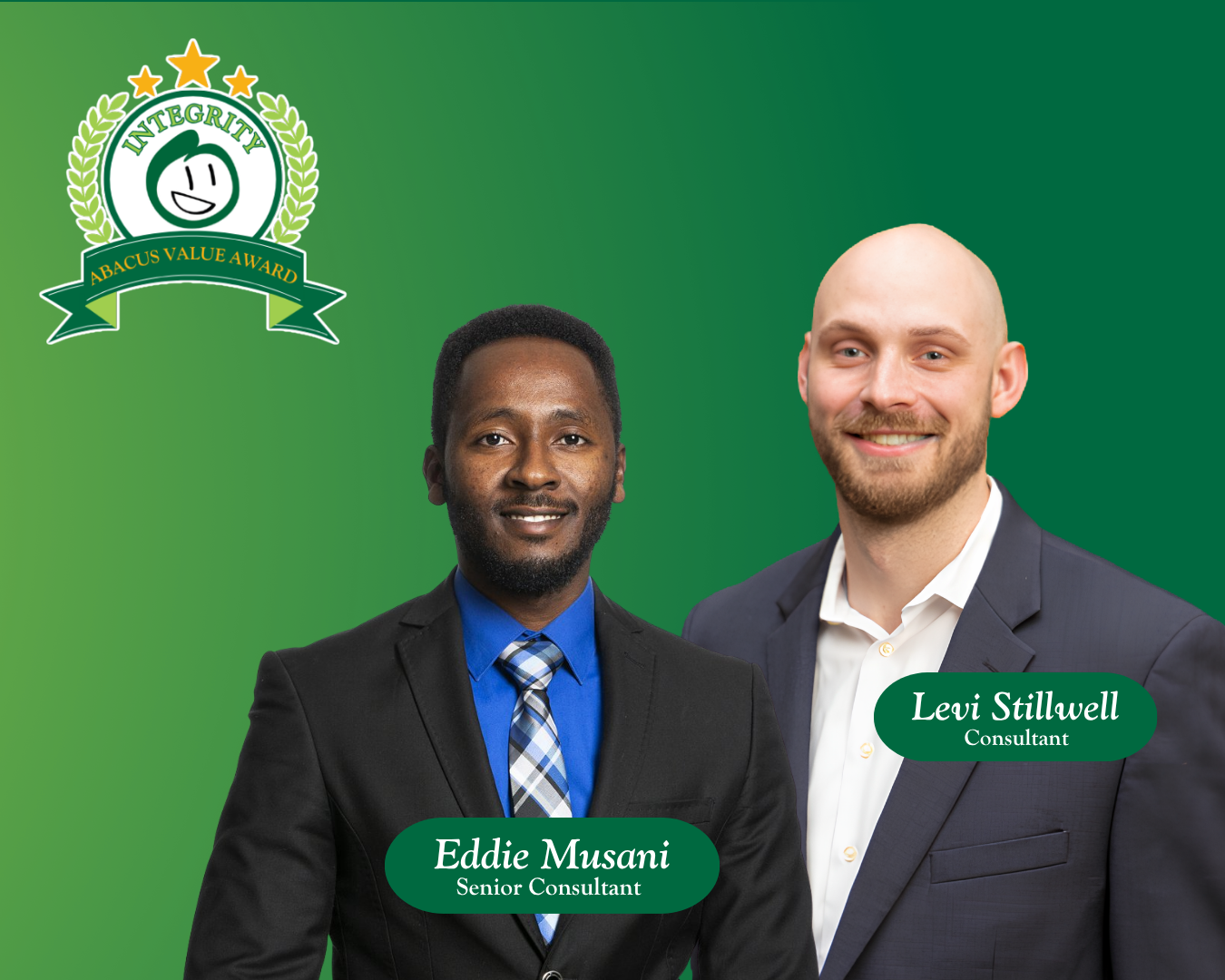 Abacus! honors Eddie Musani and Levi Stillwell with 2026 Integrity Award