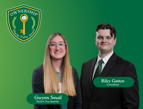 Abacus! honors Riley Gatten and Gwynn Smail with 2026 Ownership Award